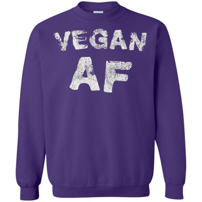 Vegetarian T-shirt Vintage Vegan Af T-shirt Purple