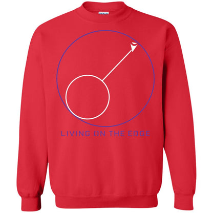 Gamer T-shirt Living On The Edge Run From The Storm Red