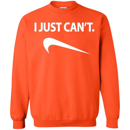Funny I Just Cant Shirt Orange