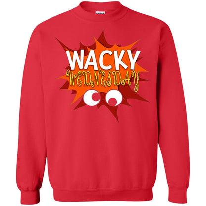Wacky Wednesday Googly Eyes Silly T-shirt Red