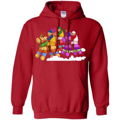 Derby Party Pinata Jockeys Cinco De Mayo Horse Race Shirt Red
