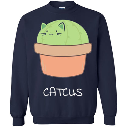 Cat Lovers T-shirt Catcus Navy