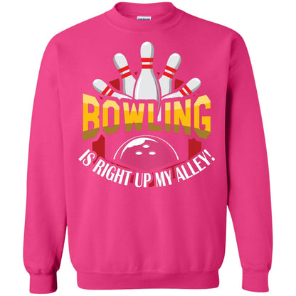 Bowler T-shirt Bowling Is Right Up My Alley Heliconia
