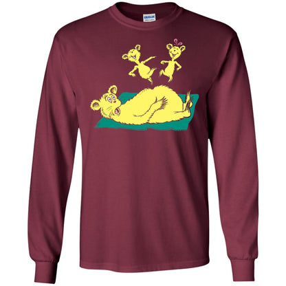 Dr. Seuss Hop On Pop Book Lover T-shirt Maroon