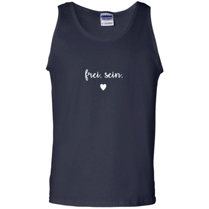 Frei Sein To Be Free German Inspirational Shirt Navy