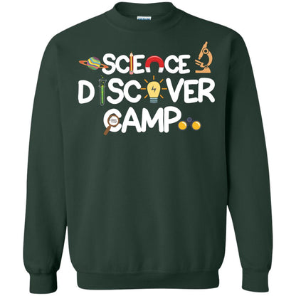 Science Discover Camp Summer Trip Shirt Forest Green