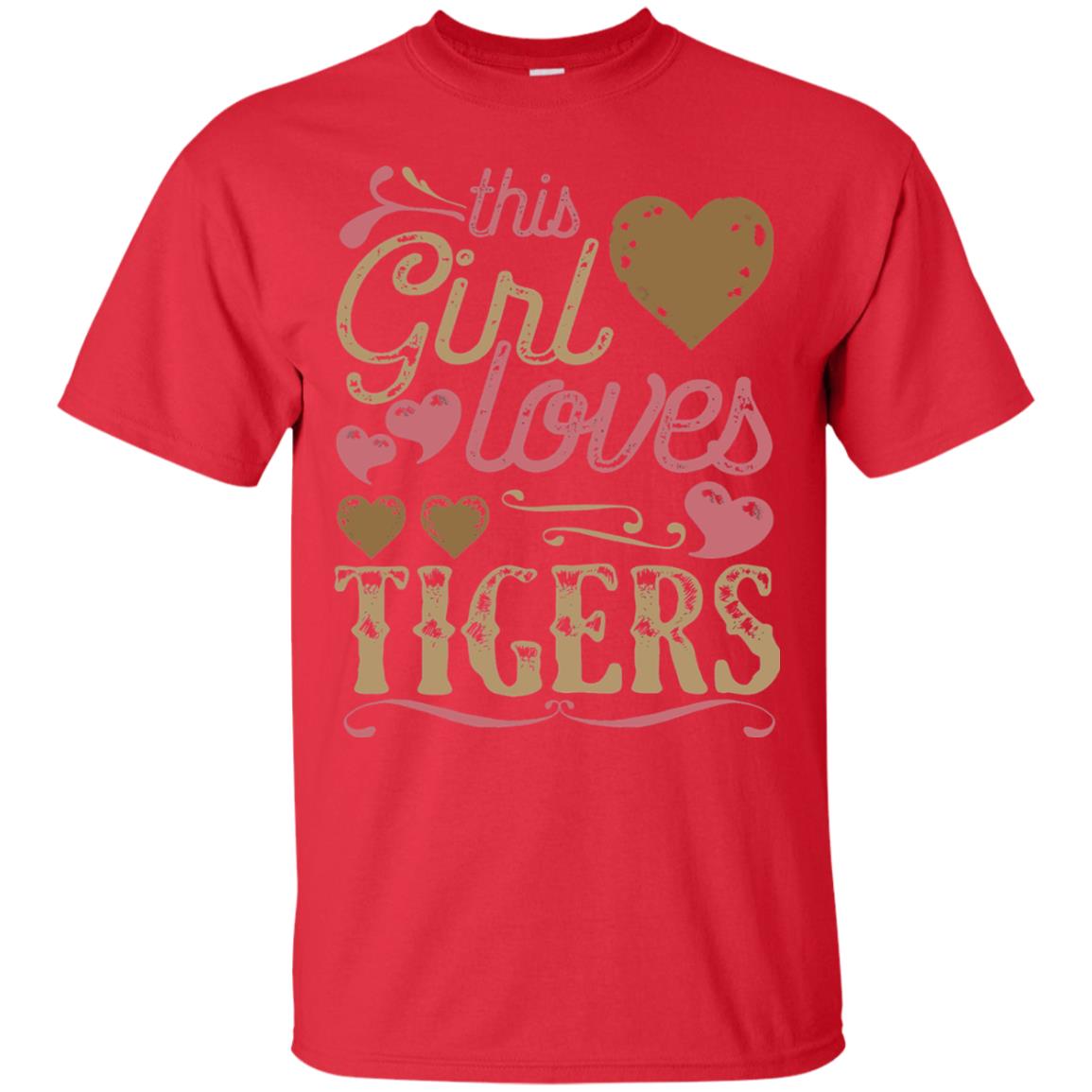 Tigers Shirt This Girls Love Tiger Red