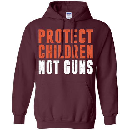 Protect Children Not Guns Quote Shirt Maroon