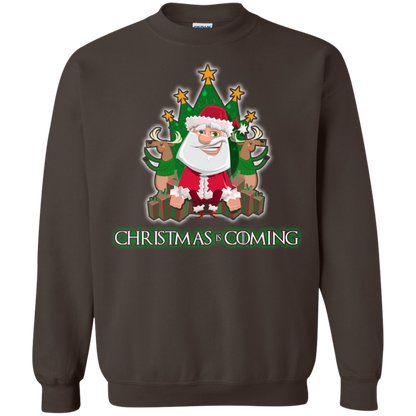 Christmas Is Coming T-shirt Dark Chocolate