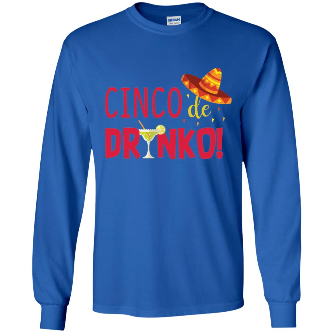 Cinco De Drinko Cinco Mayo 2018 Drinking T-shirt Royal
