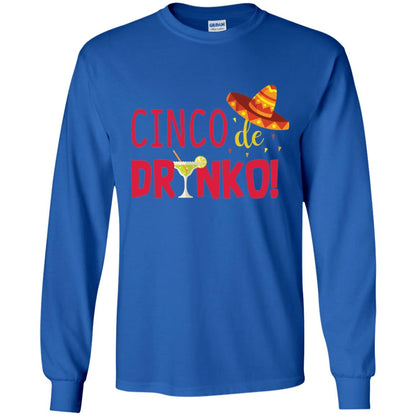 Cinco De Drinko Cinco Mayo 2018 Drinking T-shirt Royal
