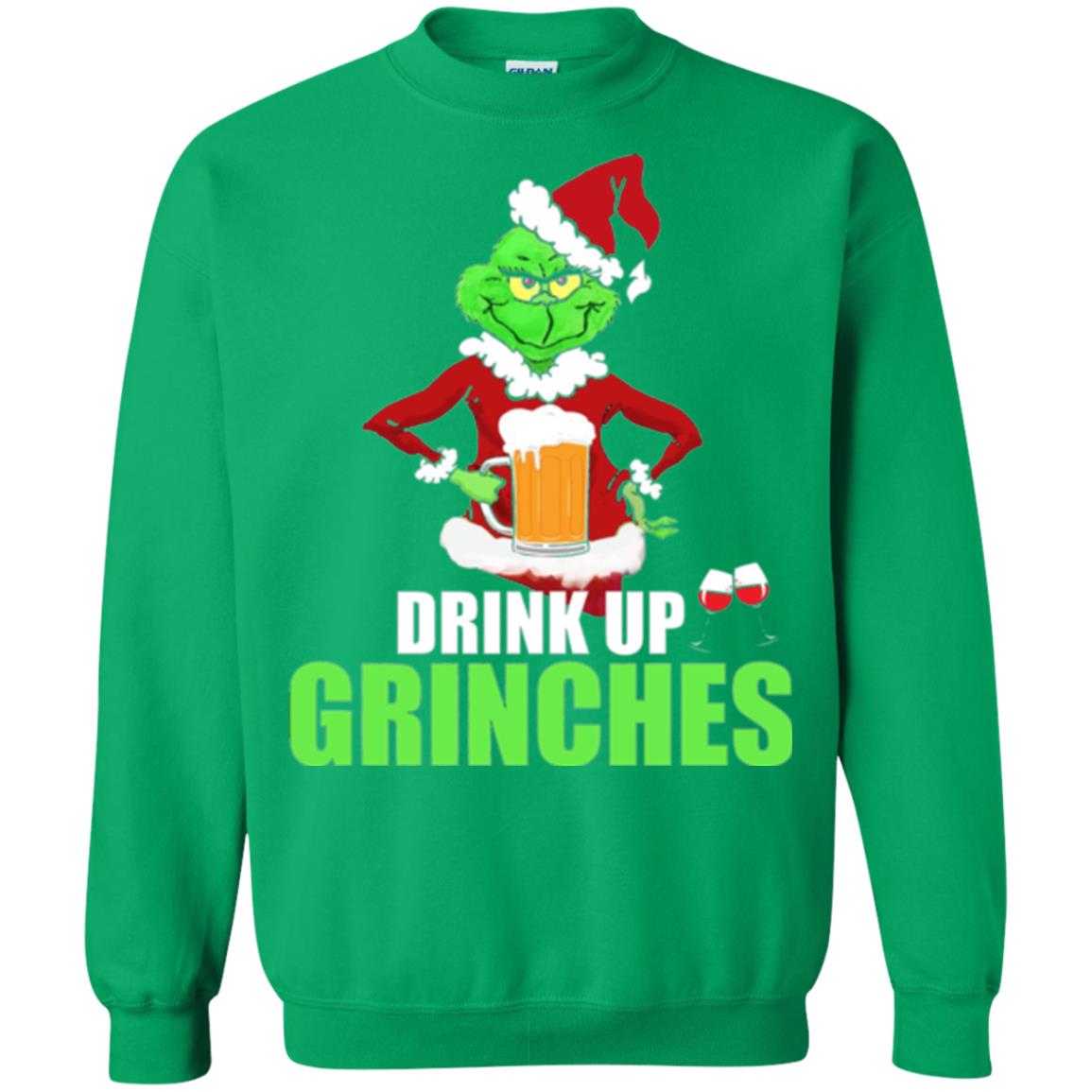 Christmas T-shirt Drink Up Grinches Irish Green