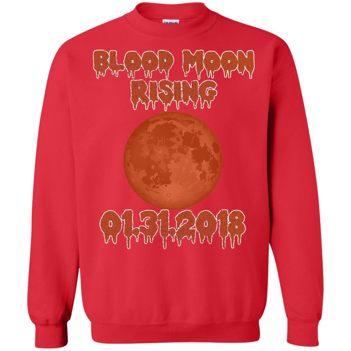 Blood Moon Rising Total Lunar Eclipse T-shirt Funny Lunar Eclipse Red