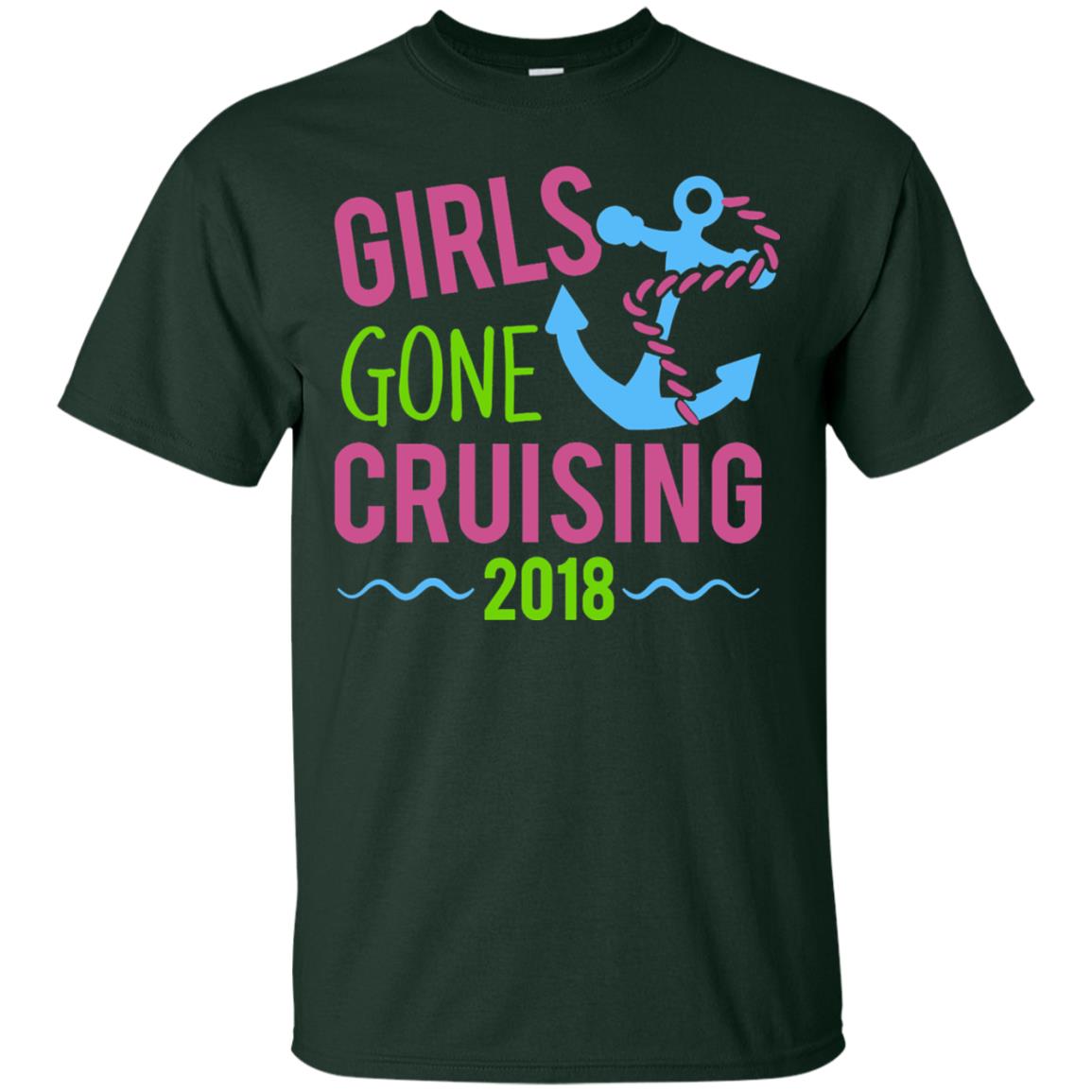 Girls Gone Cruising Girls Trip Cruise T-shirt Forest