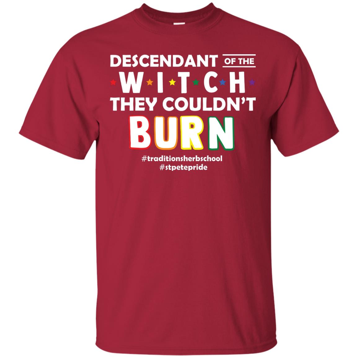 Descendant Of The Witch They Couldn_t Burn #traditionsherbschool #stpetepride Lgbt ShirtG200 Gildan Ultra Cotton T-Shirt