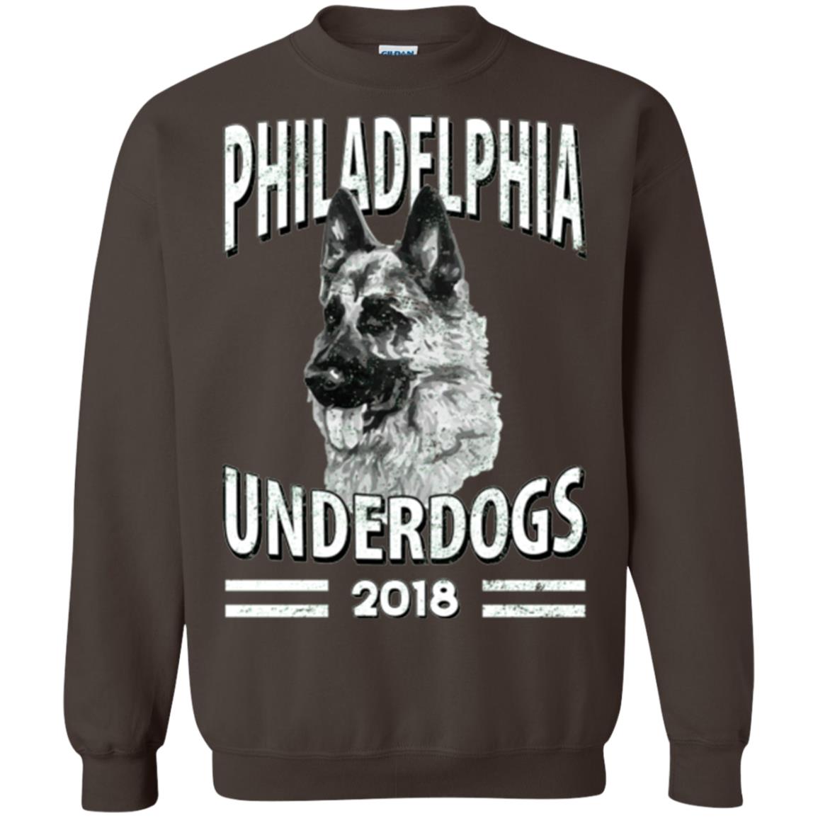 Dog Lover T-shirt Philadelphia Underdogs 2018 T-shirt Dark Chocolate
