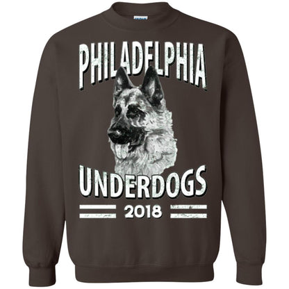 Dog Lover T-shirt Philadelphia Underdogs 2018 T-shirt Dark Chocolate