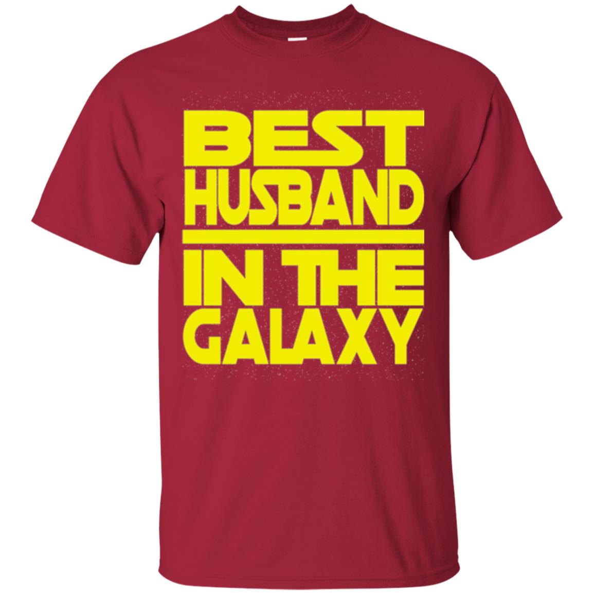Best Husband In The Galaxy T-shirt Cardinal