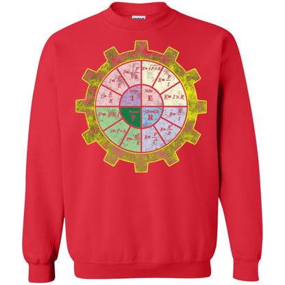 Ohms Law Shirt-ohms Law Diagram Electrical Engineer T-shirt Red