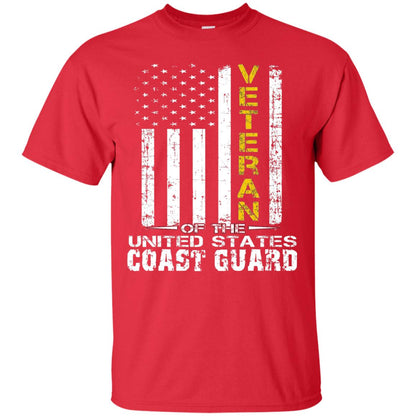 Veteran Of The United States Us Coast Guard Shirt Red