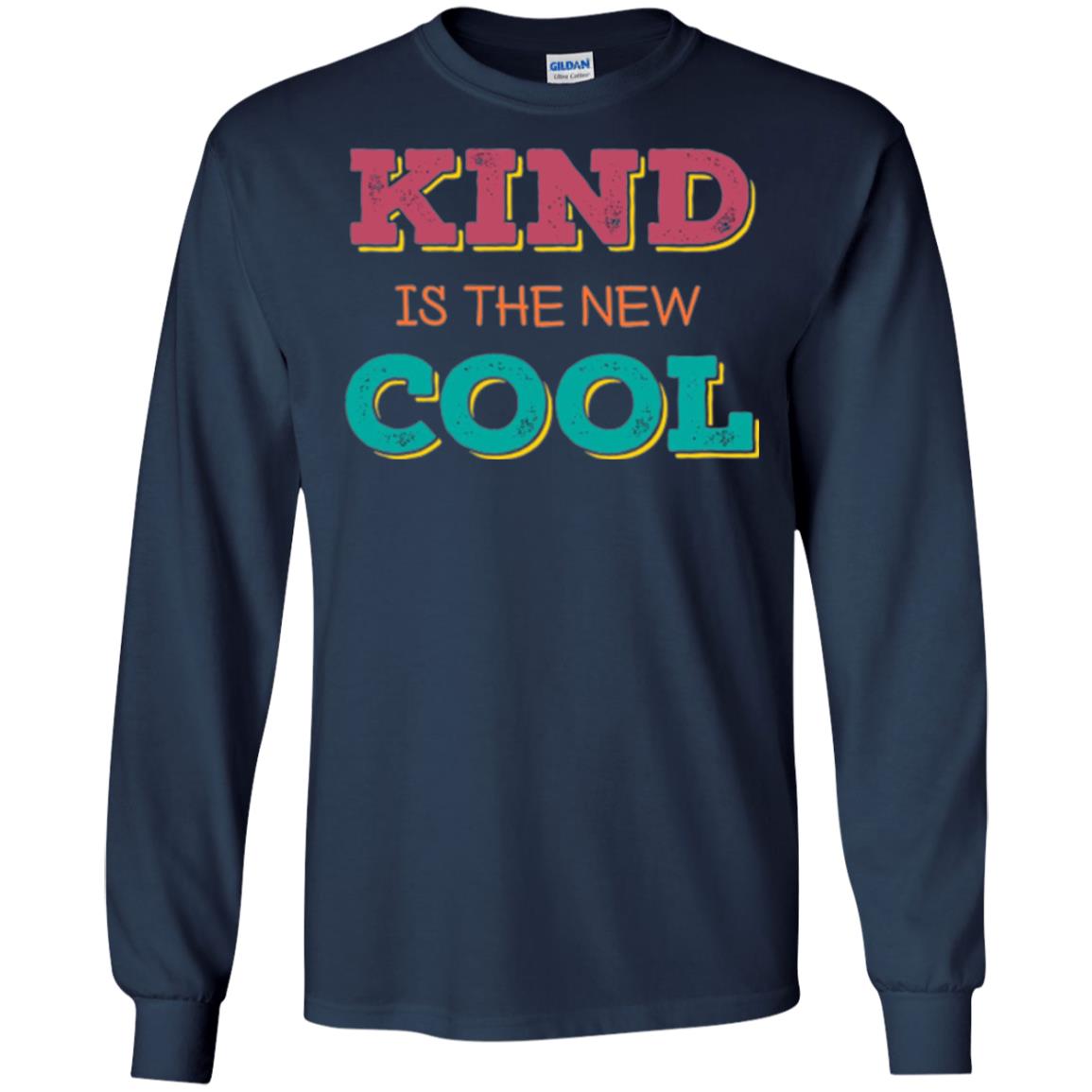 Anti Bullying T-shirt Kind Is The New Cool Navy