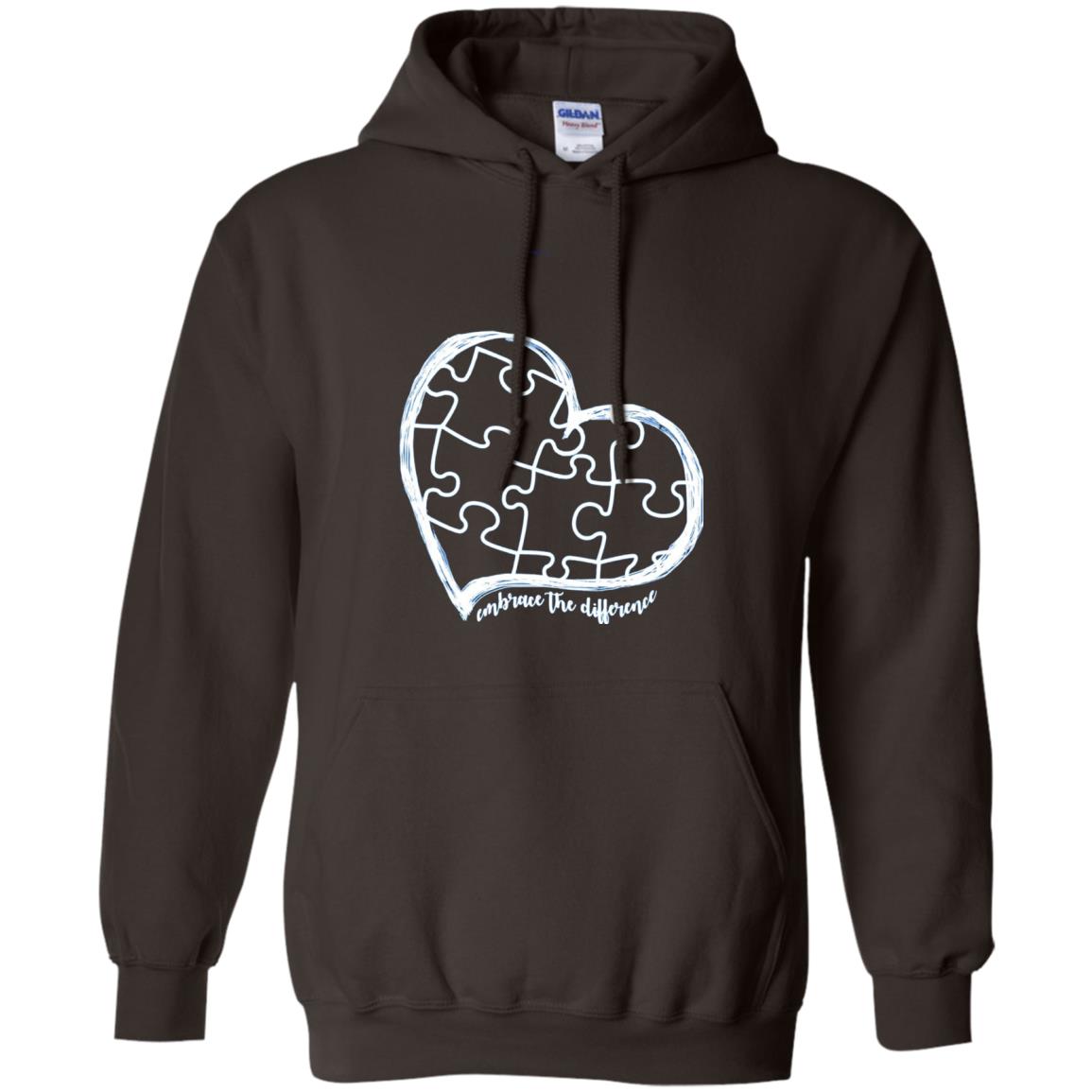 Autism Awareness Shirt Embrace Differences Dark Chocolate