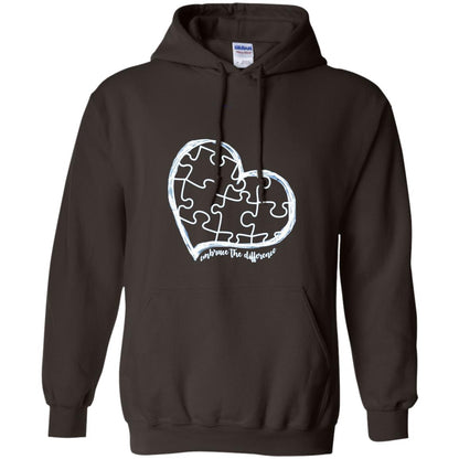 Autism Awareness Shirt Embrace Differences Dark Chocolate