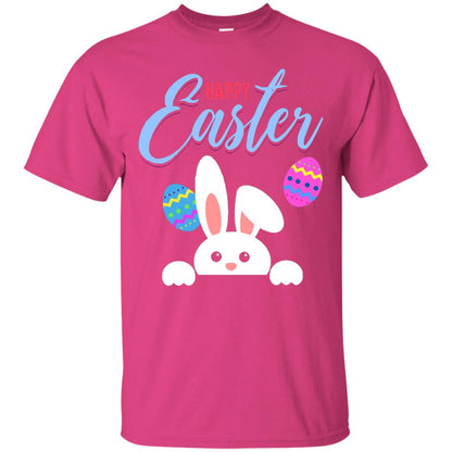 Emoji Bunny Egg Happy Easter Shirt Heliconia