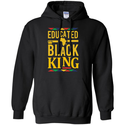African Dna Pride T-shirt Dashiki Educated Black King Black