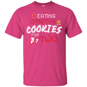 Christmas T-shirt Eating Christmas Cookies For Two