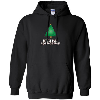Christmas T-shirt Little Full Lots Of Sap Black