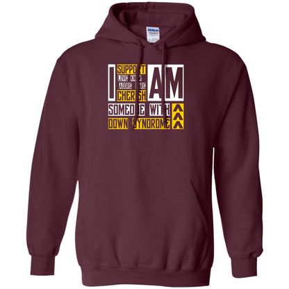I Am Someone With Down Syndrome Gift Shirt For Down Syndrome Awareness T-shirt Maroon
