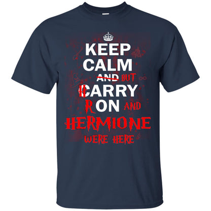 Keep Calm But Harry Ron And Hermione Were Here Navy