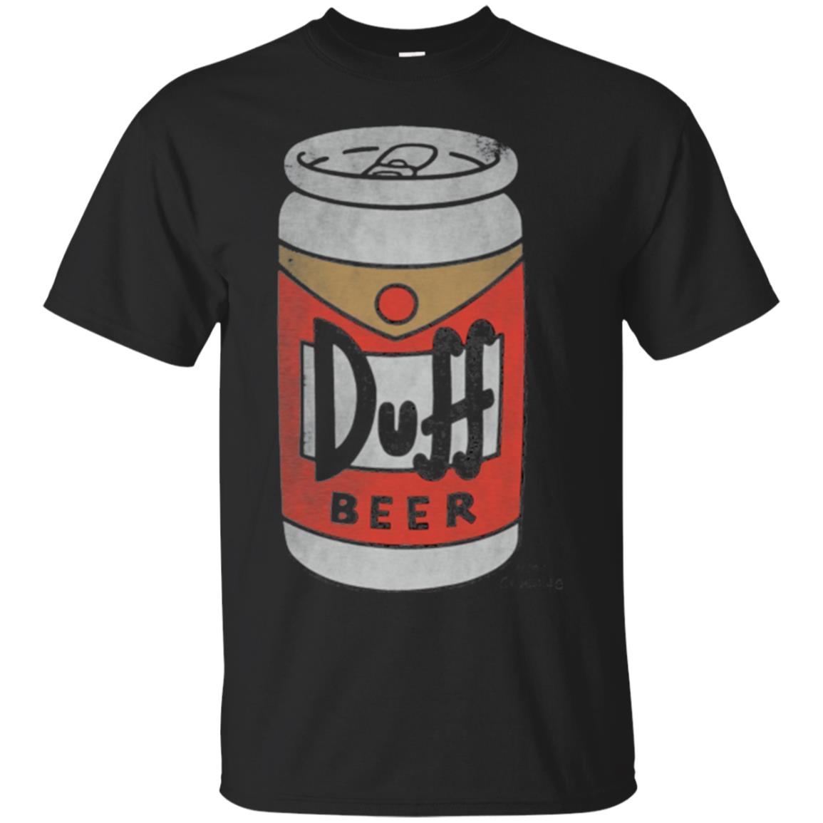 Iconic Brew T-shirt The Simpsons Duff Beer Black