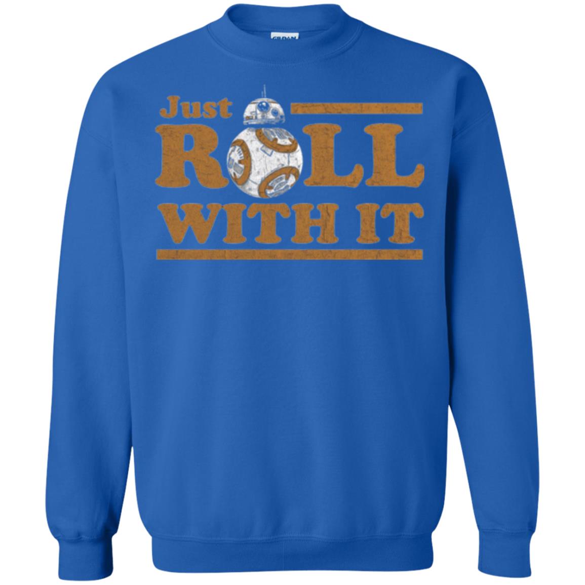 Movie T-shirt Just Roll With You Royal