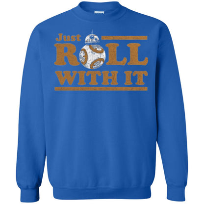 Movie T-shirt Just Roll With You Royal