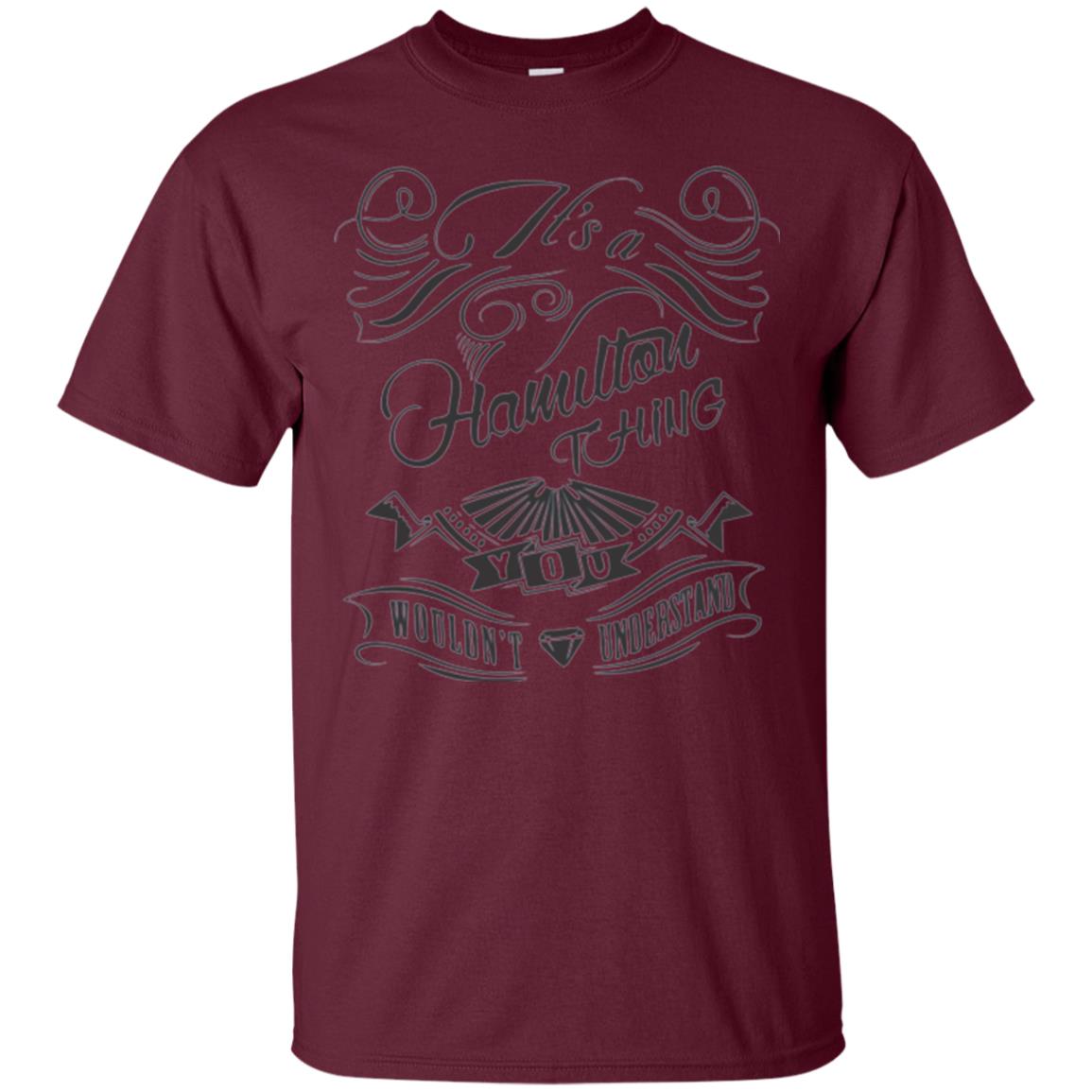 Musican T-shirt It_s A Hamilton Thing Maroon