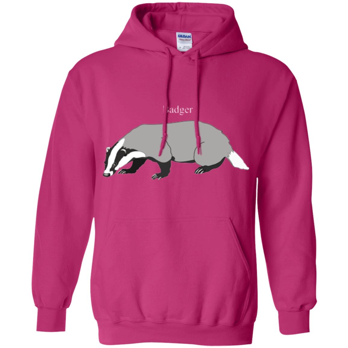 Fierce Badger T-shirt Heliconia