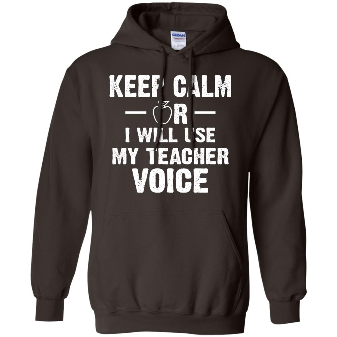 Keep Calm Or I Will Use My Teacher Voice Dark Chocolate