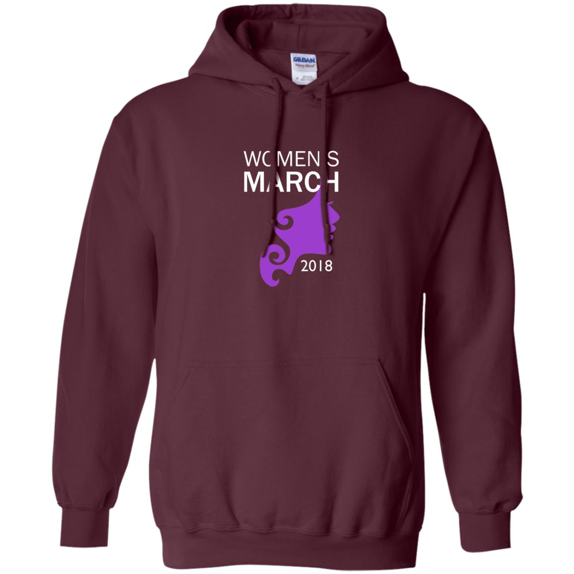 Women's March 2018 T-shirt Maroon