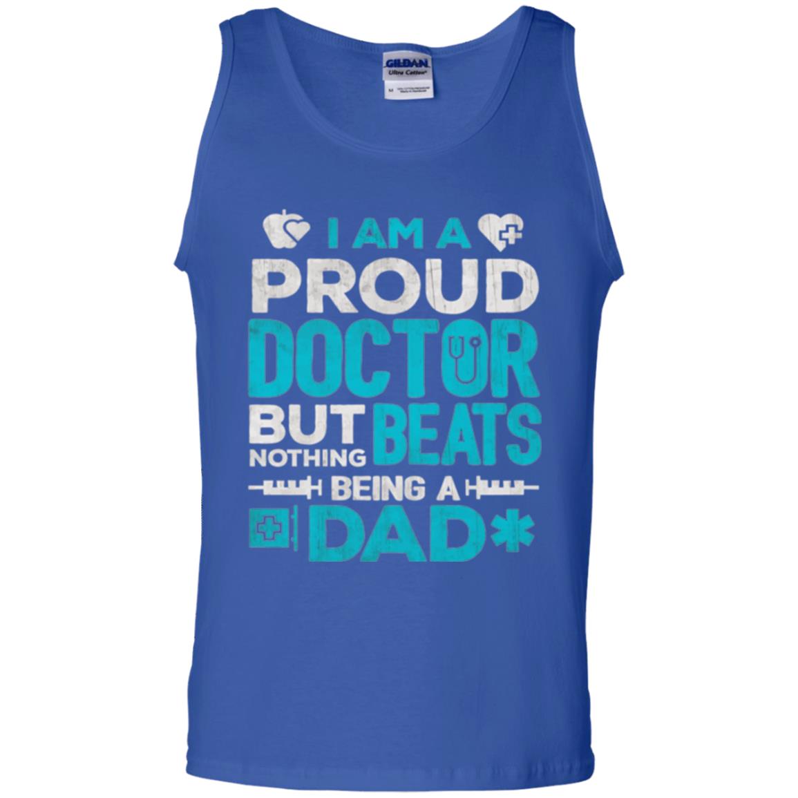 Doctor Dad T-shirt Proud Doctor Royal