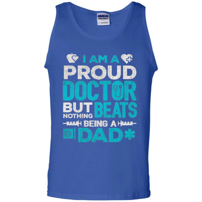 Doctor Dad T-shirt Proud Doctor Royal