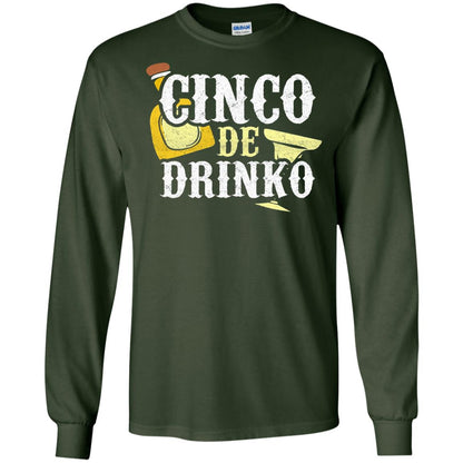 Cinco De Mayo Drinko Celebration T-shirt Forest Green