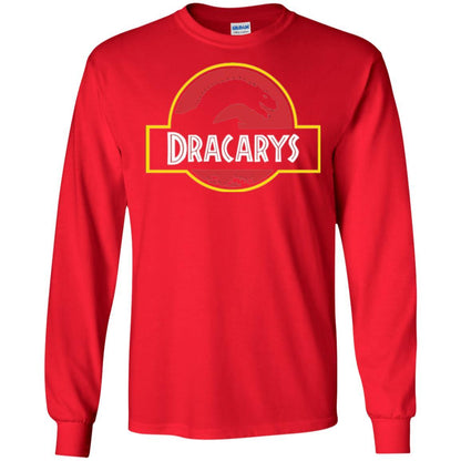 Dinosaur T-shirt Dracarys Dragon Parody Red