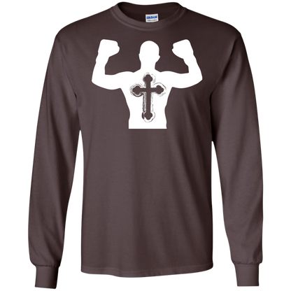 Christian Gym Exercise Workout T-shirt Dark Chocolate