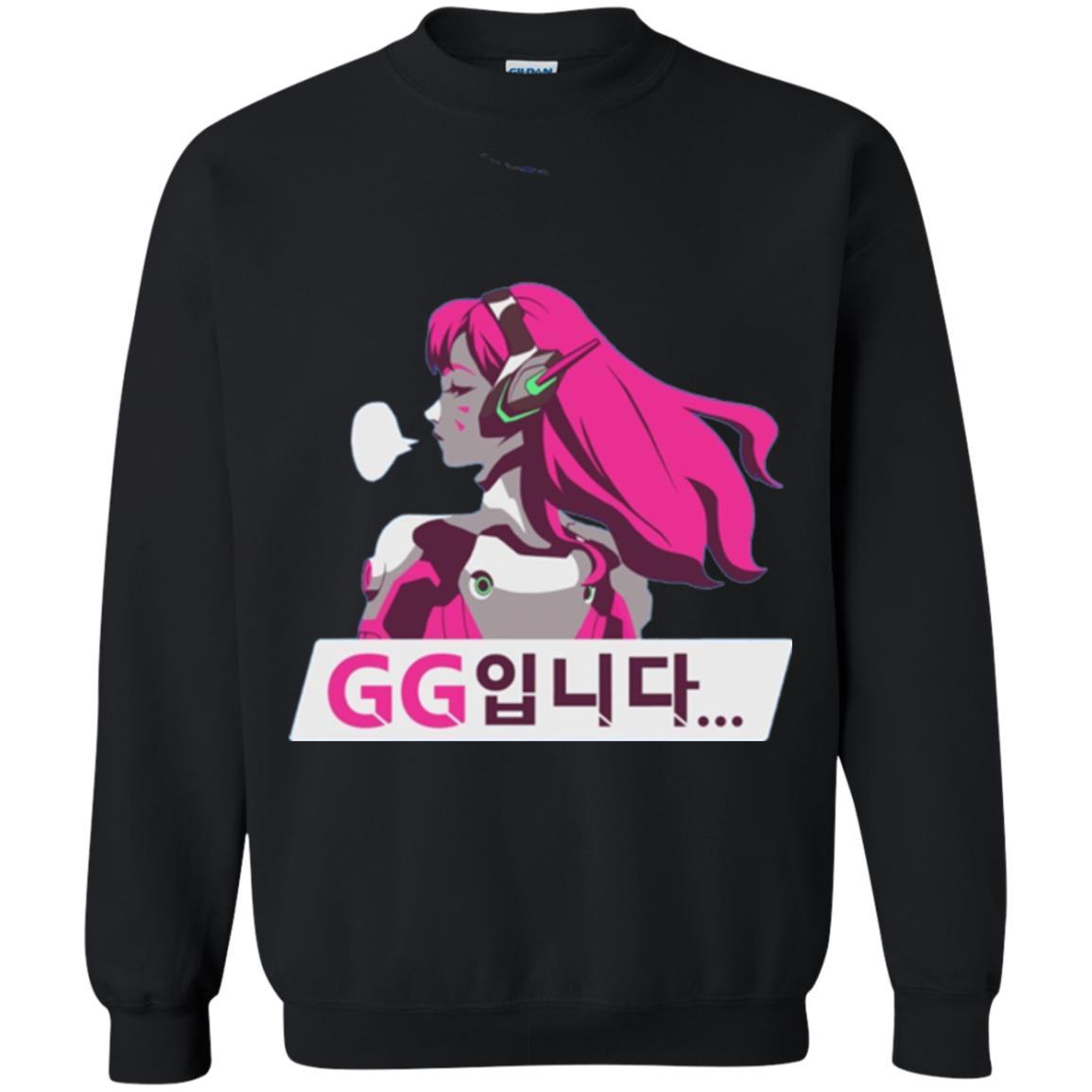 Overwatch D. Va Gg Spray T-shirt Black