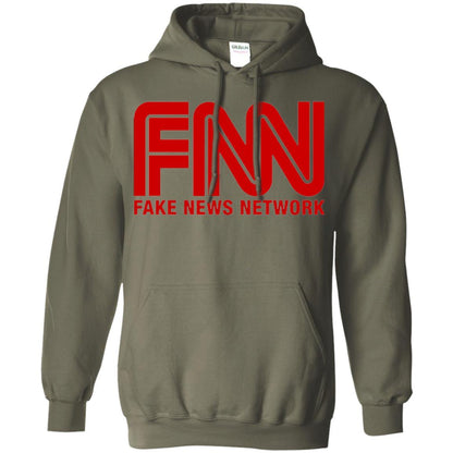 Anti Trump T-shirt Fnn Fake News Network T-shirt Military Green
