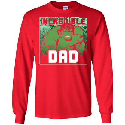 Daddy T-shirt Incredable Dad Red