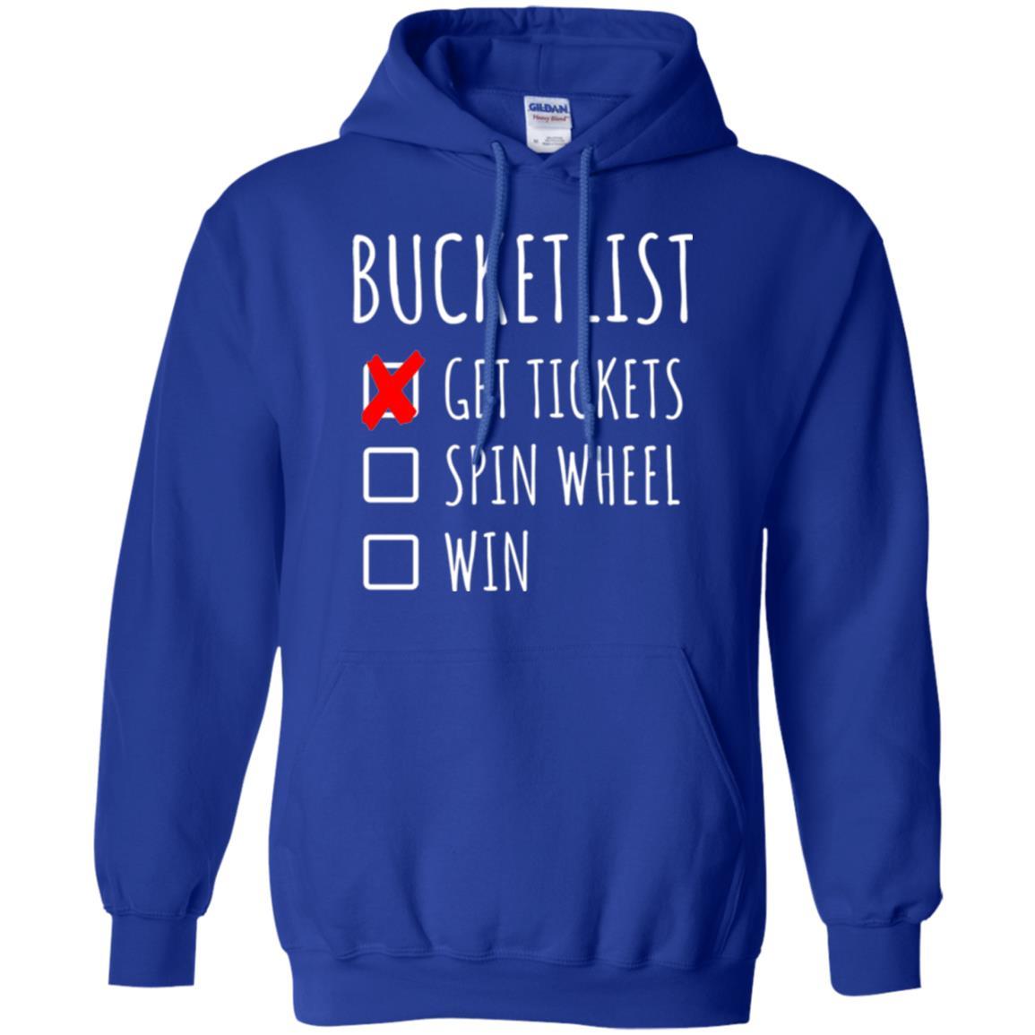 Game Show T-shirt Bucket List Spin Wheel Win Royal