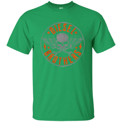 Skull Cross Wrench T-Shirt Diesel Brothers Go Hard Go Diesel Irish Green